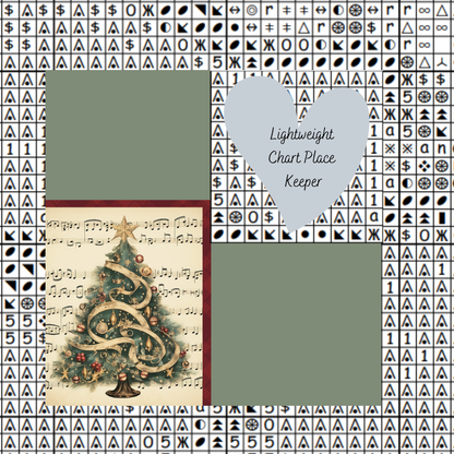 Musical Christmas Tree Chart Place Keeper