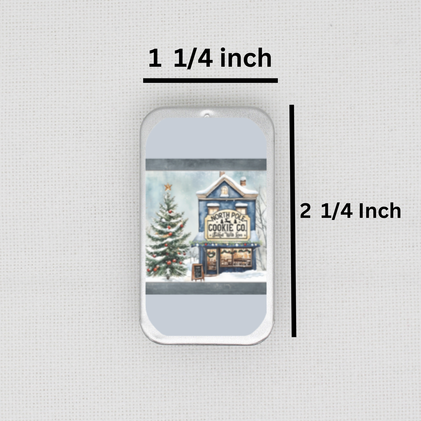 North Pole Cookie Company Needle Tin