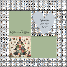 Patchwork Christmas Chart Place Keeper