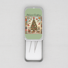 Patchwork Christmas Needle Tin