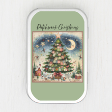 Patchwork Christmas Small Storage Tin
