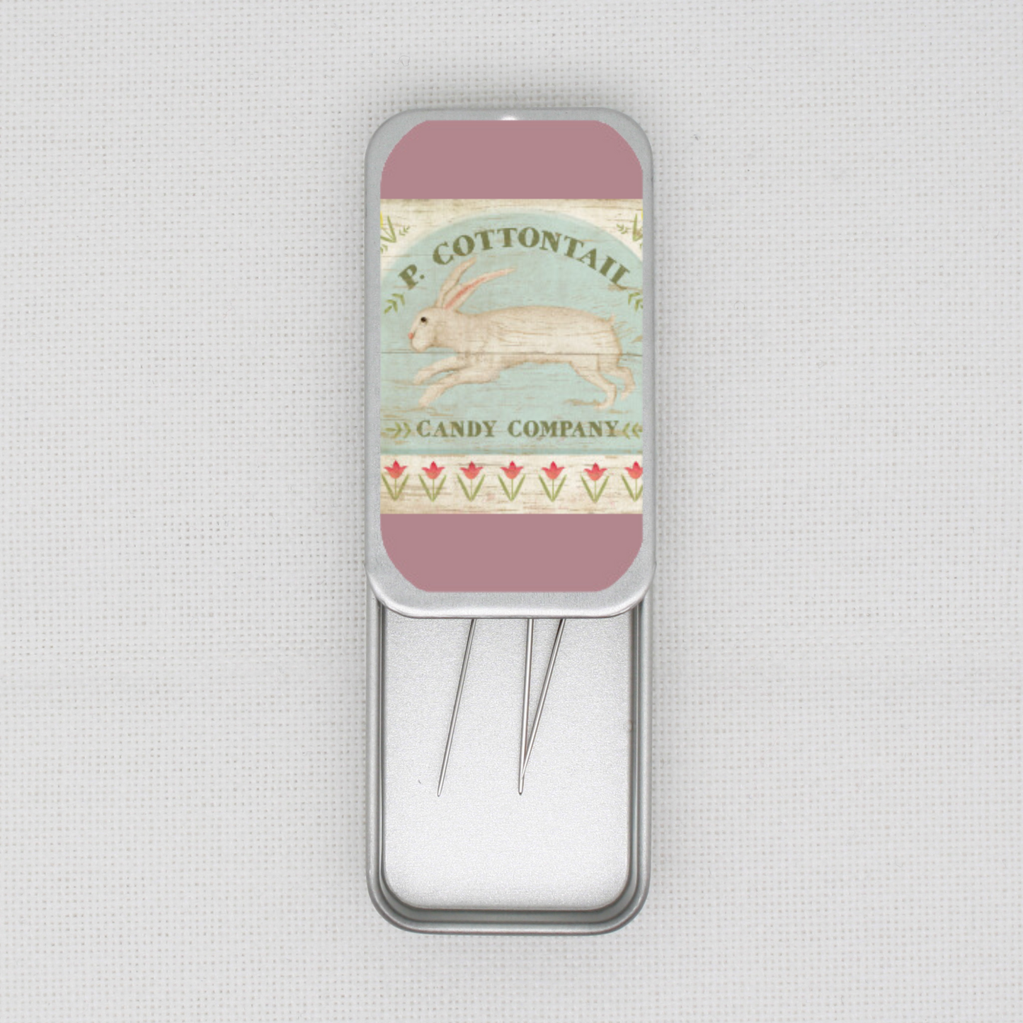 Cottontail Bunny Needle Tin