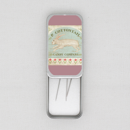 Cottontail Bunny Needle Tin