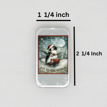 Christmas Penguin Needle Tin