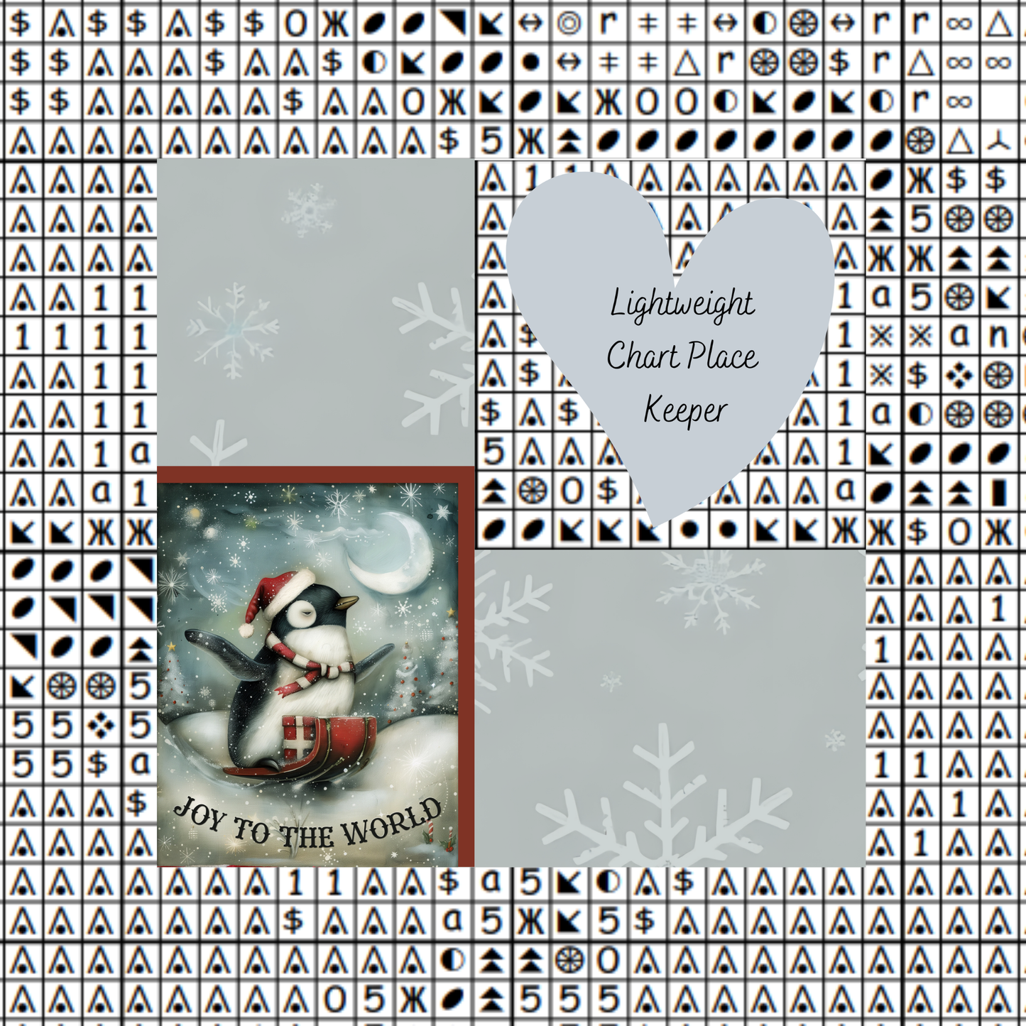 Christmas Penguin Chart Place Keeper