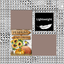 Pumpkin And Sunflowers Chart Place Keeper