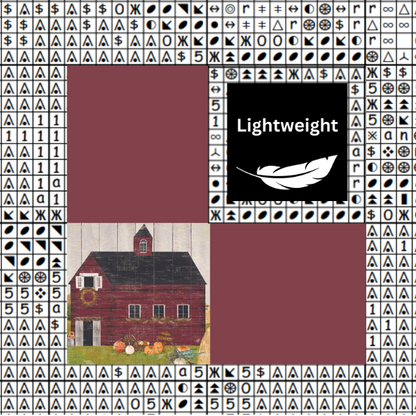 Fall Barn Chart Place Keeper