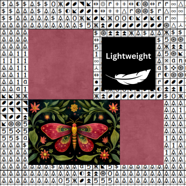 Red Moth Chart Place Keeper