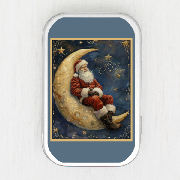 Santa Small Storage Tin