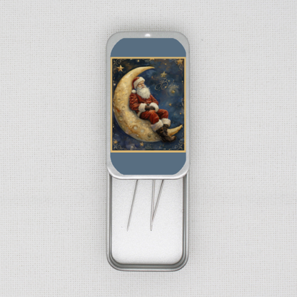 Santa Needle Tin
