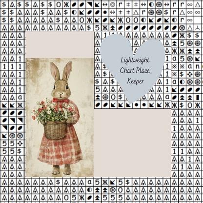 Spring Bunny Chart Place Keeper