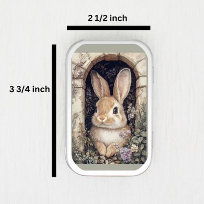 Spring Bunny Small Storage Tin