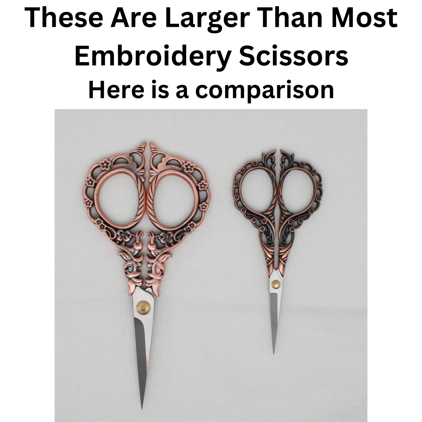 Large Copper Handle Scissors