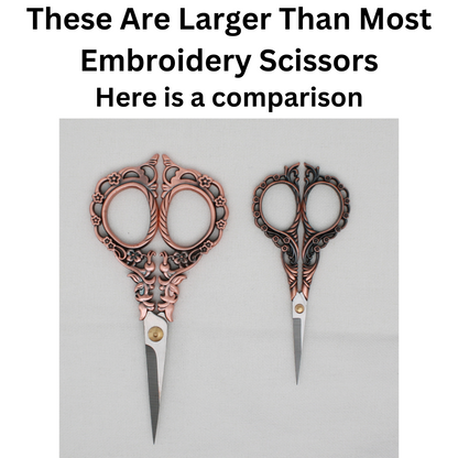 Large Copper Handle Scissors