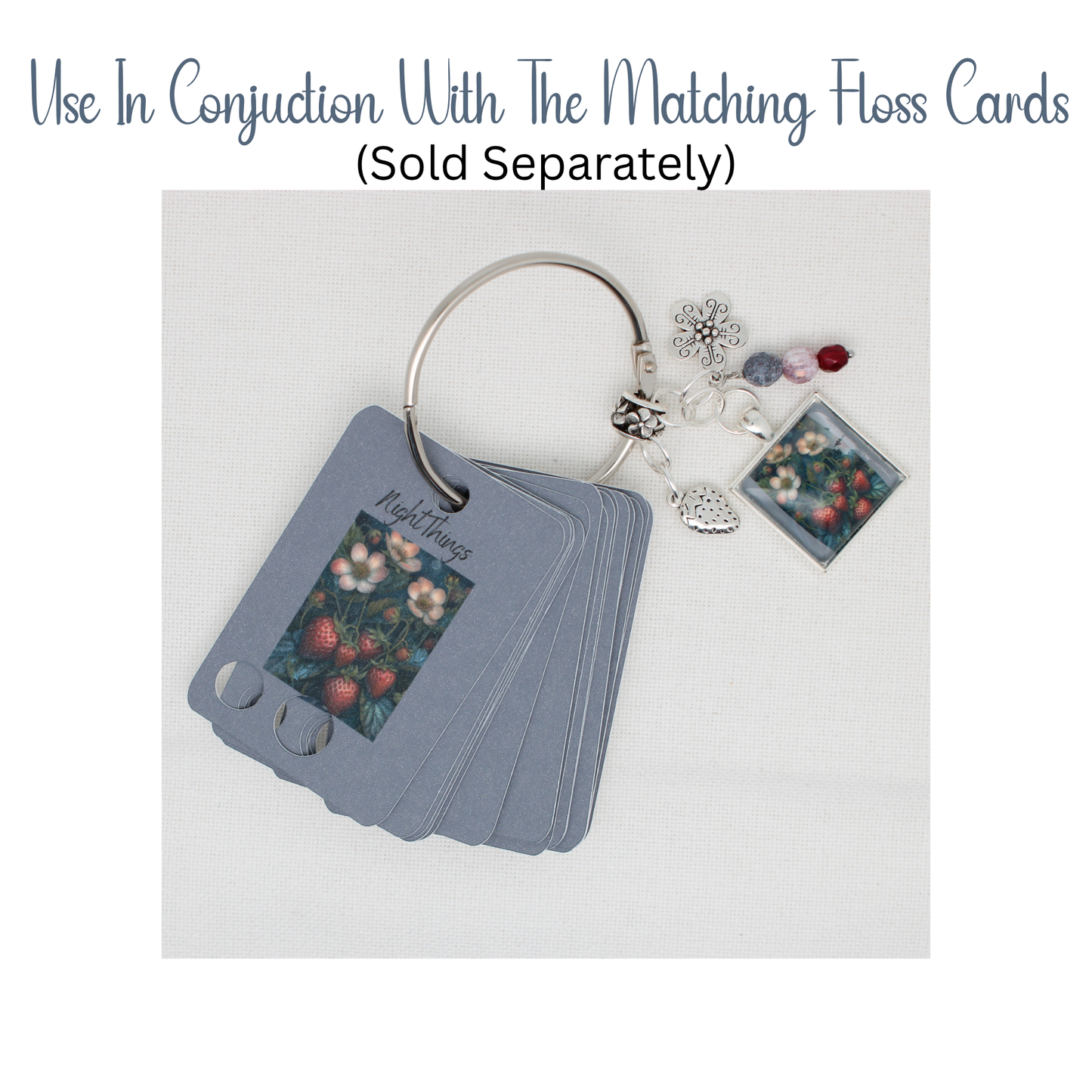 Summer Things Strawberries  Floss Ring