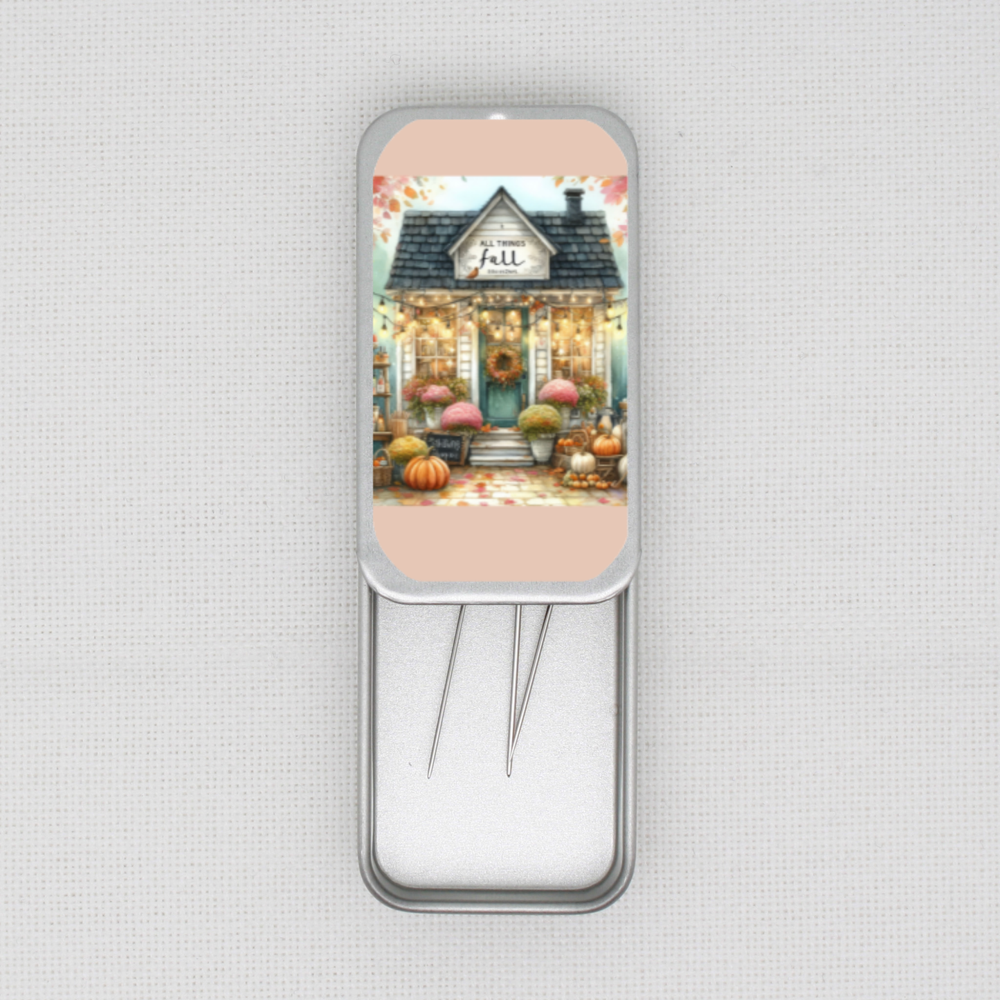 All Things Fall  Needle Tin