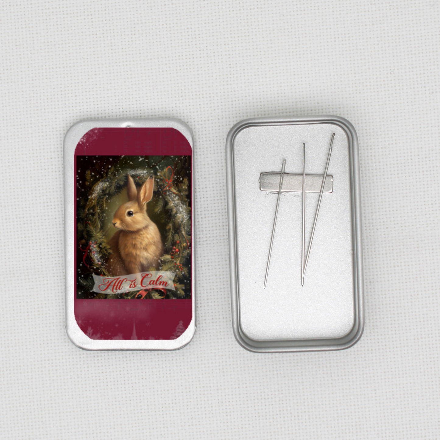 All Is Calm Needle Tin