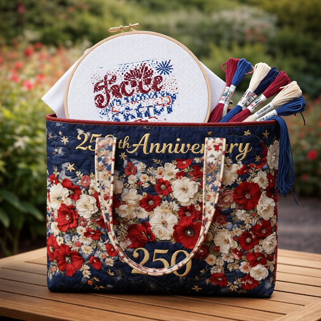 250 Flowers Project Tote