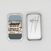 At Christmas All Roads Lead Home Needle Tin