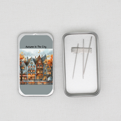 Autumn In The City  Needle Tin