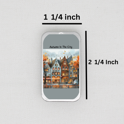 Autumn In The City  Needle Tin