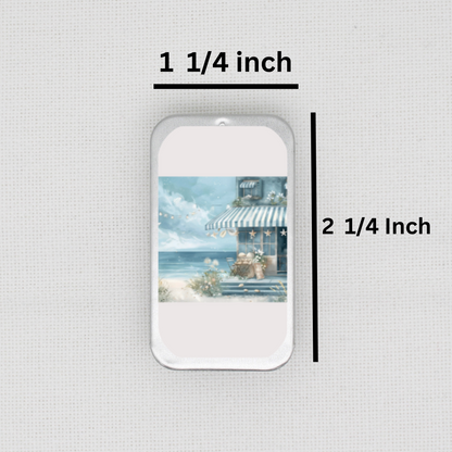 Beach Cafe Needle Tin