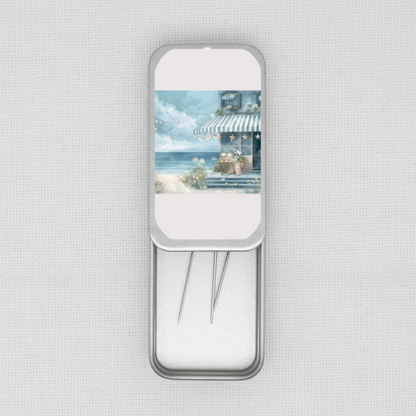 Beach Cafe Needle Tin