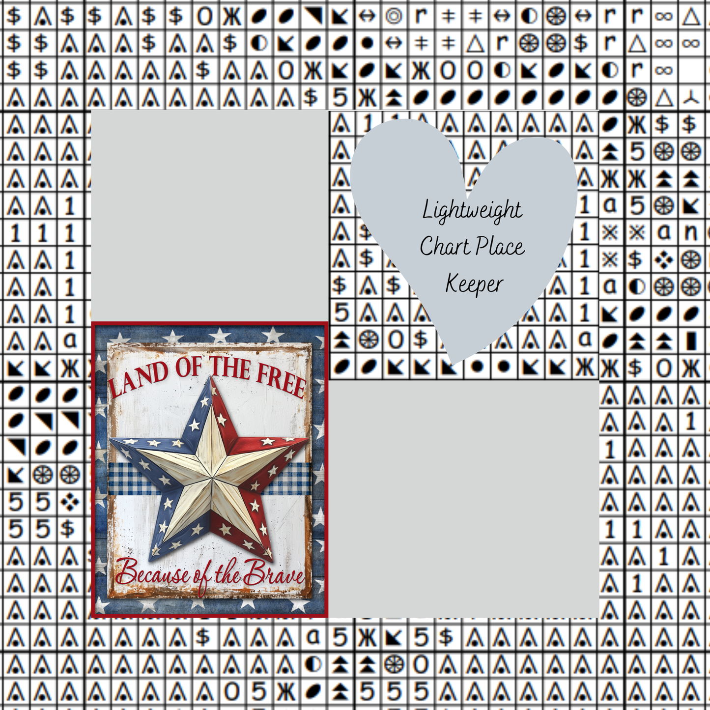Because Of The Brave Chart Place Keeper