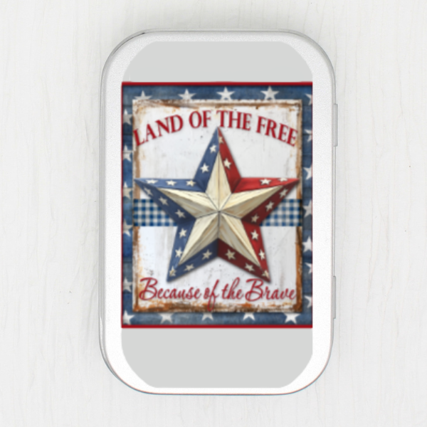 Because Of The Brave Small Storage Tin