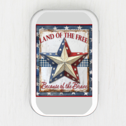 Because Of The Brave Small Storage Tin