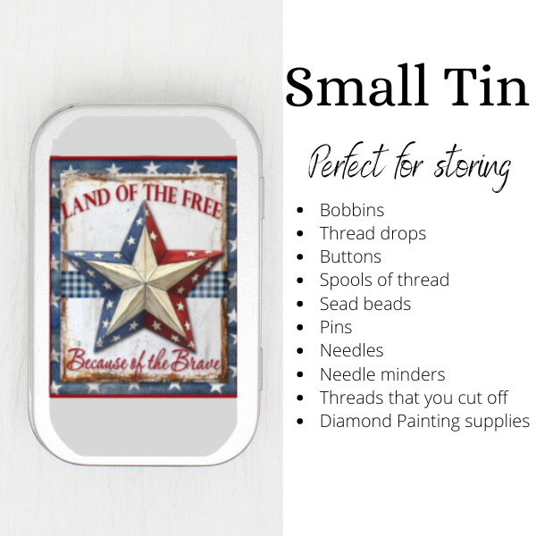 Because Of The Brave Small Storage Tin