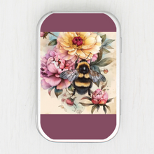 Bee And Flowers Small Storage Tin