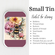 Bee And Flowers Small Storage Tin