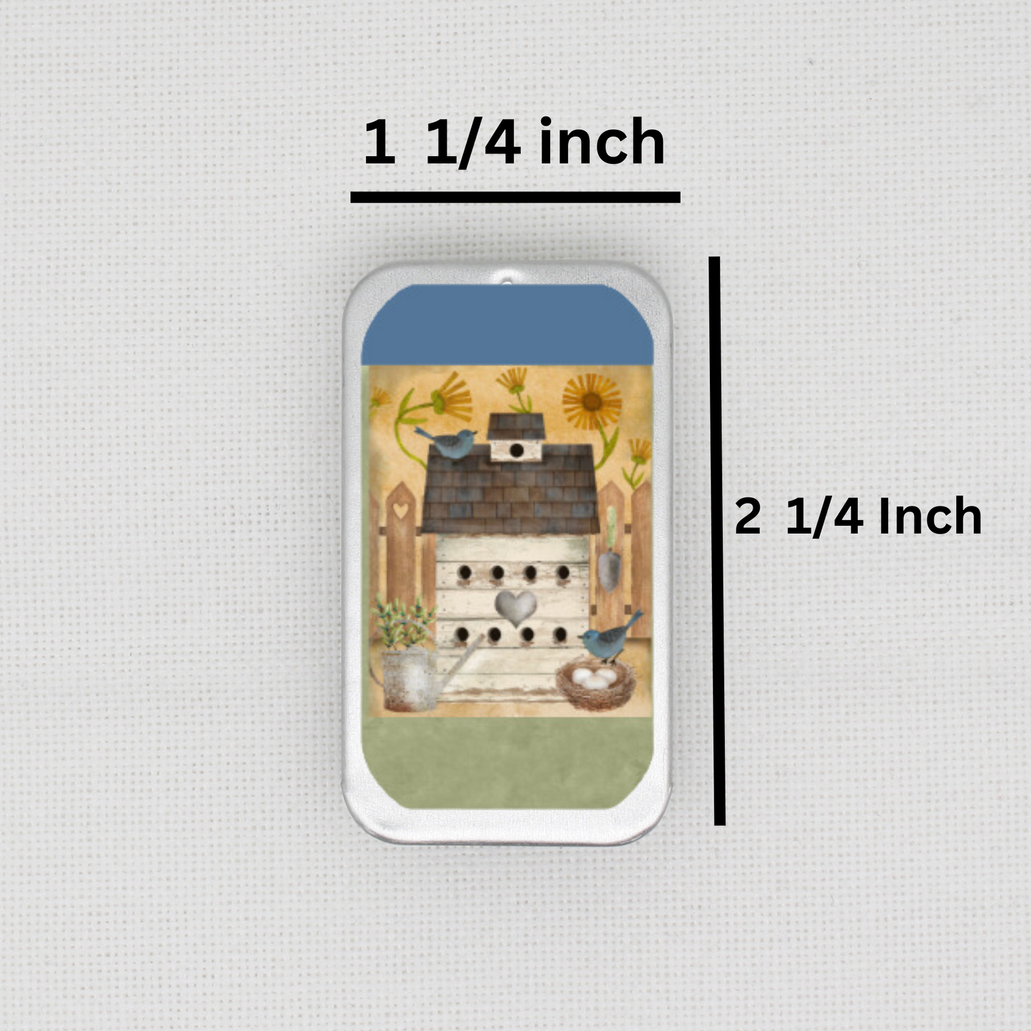 Birdhouse Needle Tin