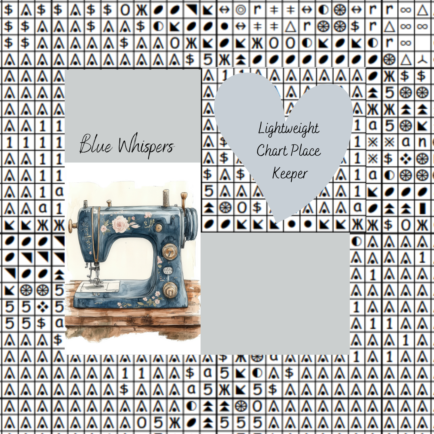 Blue Whispers Chart Place Keeper
