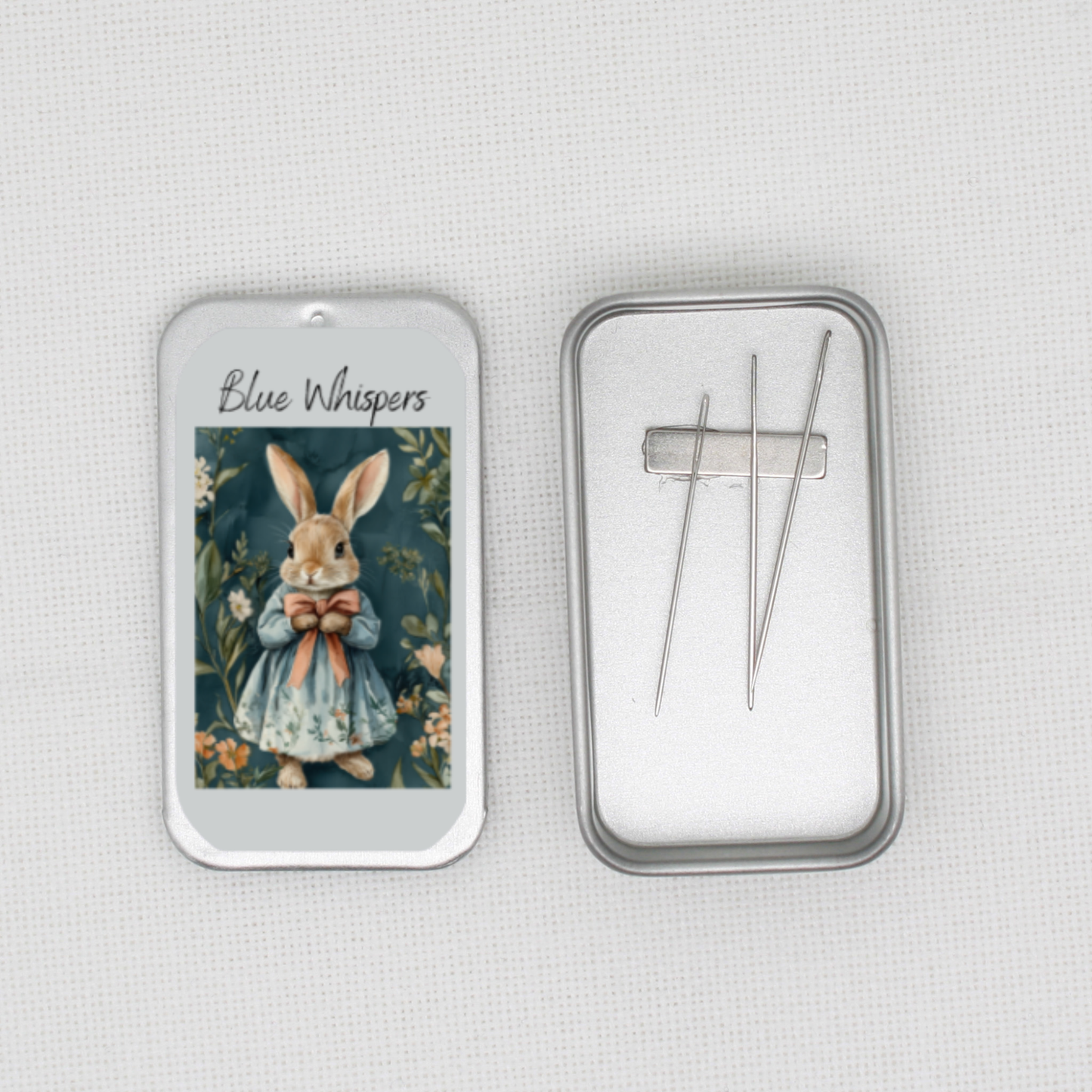 Blue Whispers Needle Tin