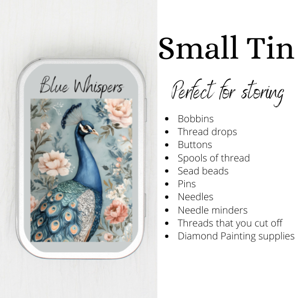 Blue Whispers Small Storage Tin