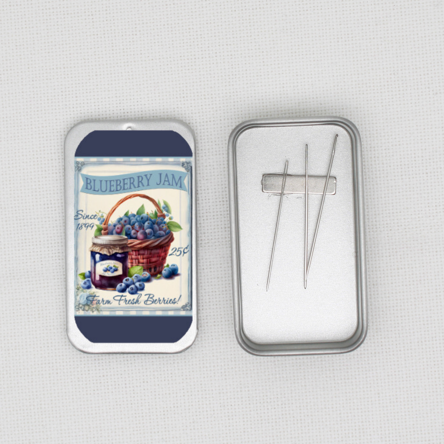 Blueberry Jam Needle Tin