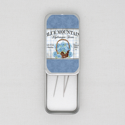 Blue Mountain Hydrangea Needle Tin