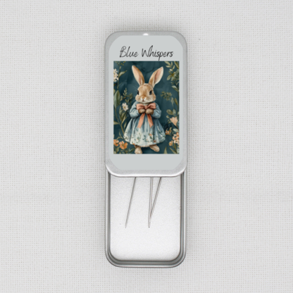 Blue Whispers Needle Tin