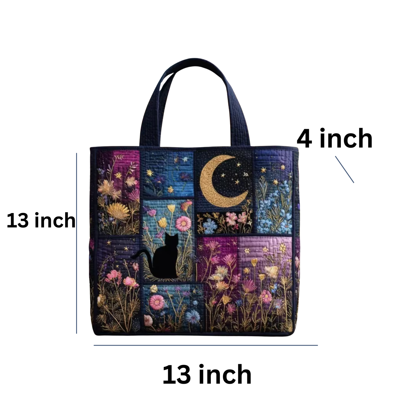 Moonlight Cat Project Tote