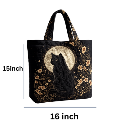 Black Cat  Project Tote