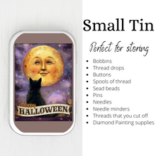 Cat And Moon Face Small Storage Tin