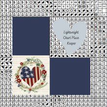 American Wreath Chart Place Keeper