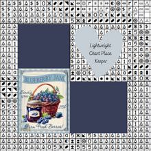 Blueberry Jam Chart Place Keeper