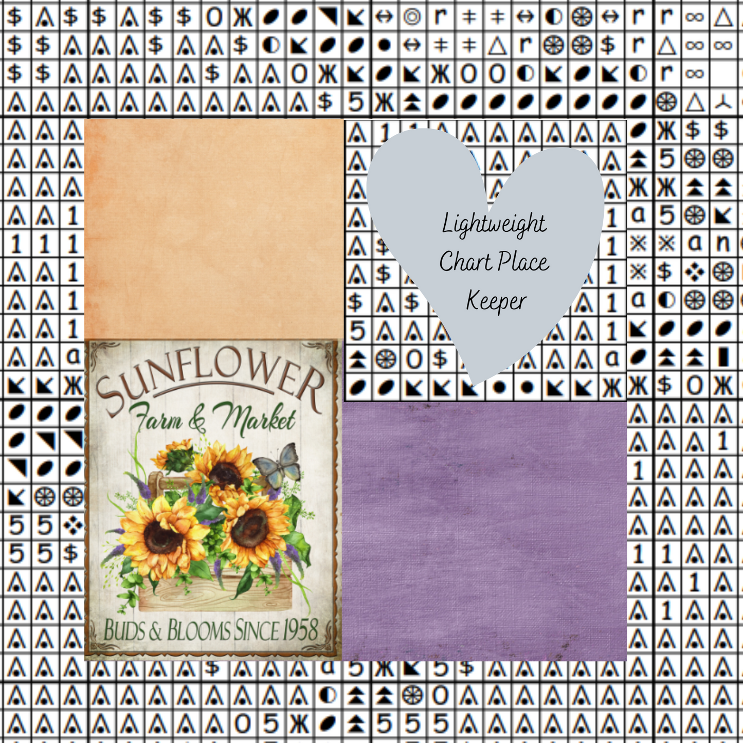 Sunflower Chart Place Keeper