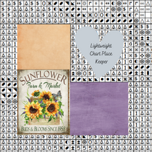 Sunflower Chart Place Keeper
