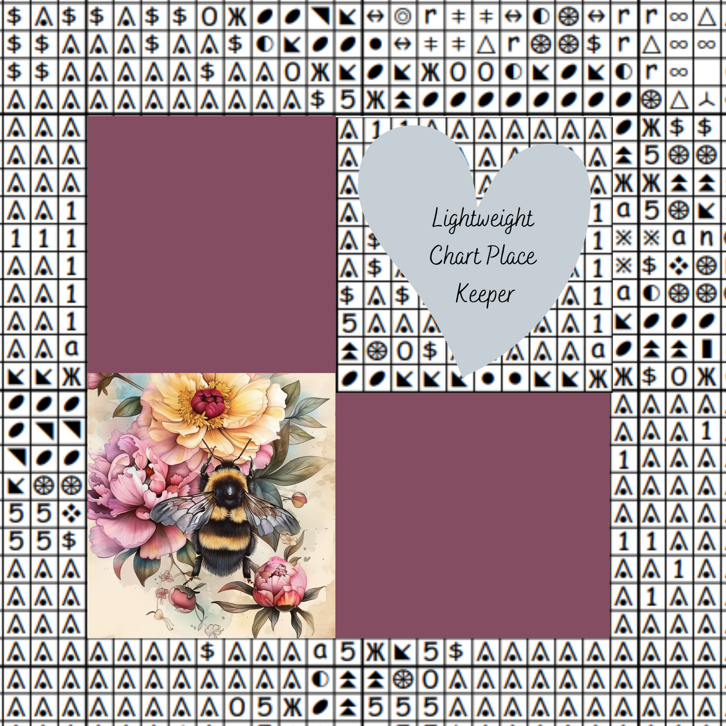 Bee And Flowers Chart Place Keeper