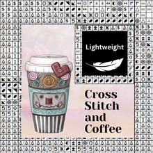 Cross Stitch and Coffee Chart Place Keeper