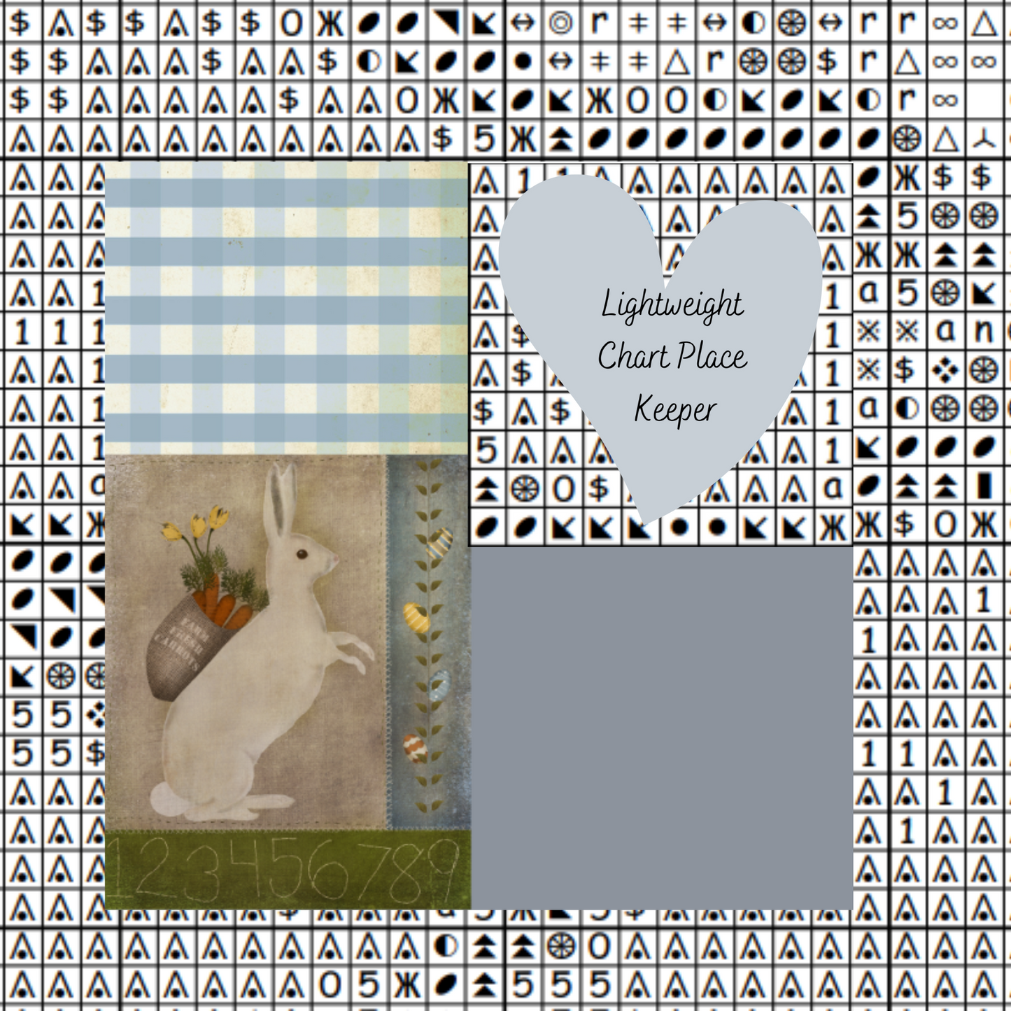 Bunny Chart Place Keeper